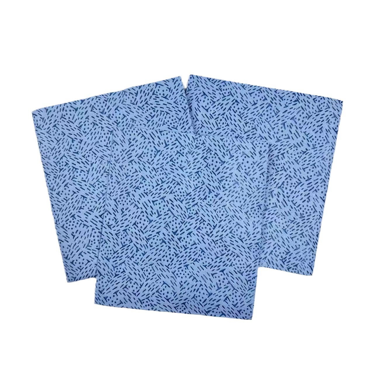 Blue bark wipe paper