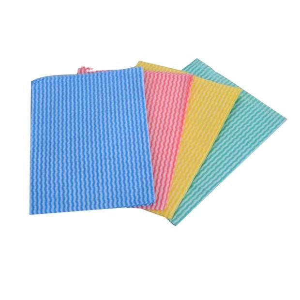 Hot Popular Wood Pulp Non-Woven 1/Roll 50 pcs Fabric Disposable Cleaning Cloth Roll Paper Towels Non Woven Fabric Rolls