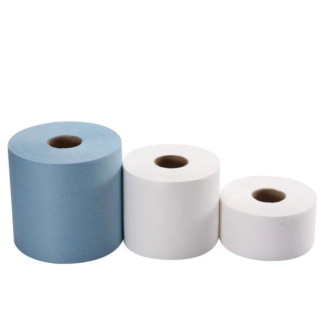 Lint Free Degreasing Wiping Disposable Industrial 25x35cm Cleanroom Wipers Jumbo Roll