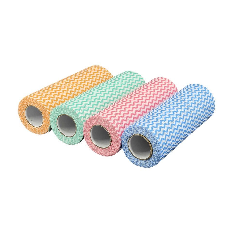 Disposable Nonwoven Dry Cloth Magic Fiber Car Cleaning Cloth Roll