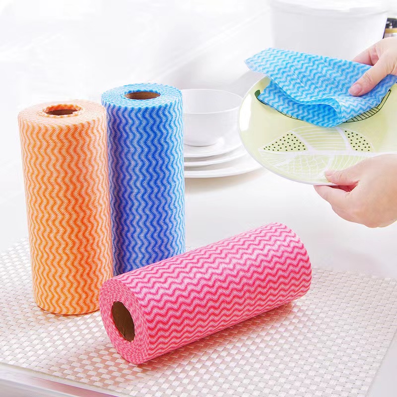  Factory Absorbent Nonwoven Fabric Viscose Super Washable Cloth Multipurpose Counter Cloth