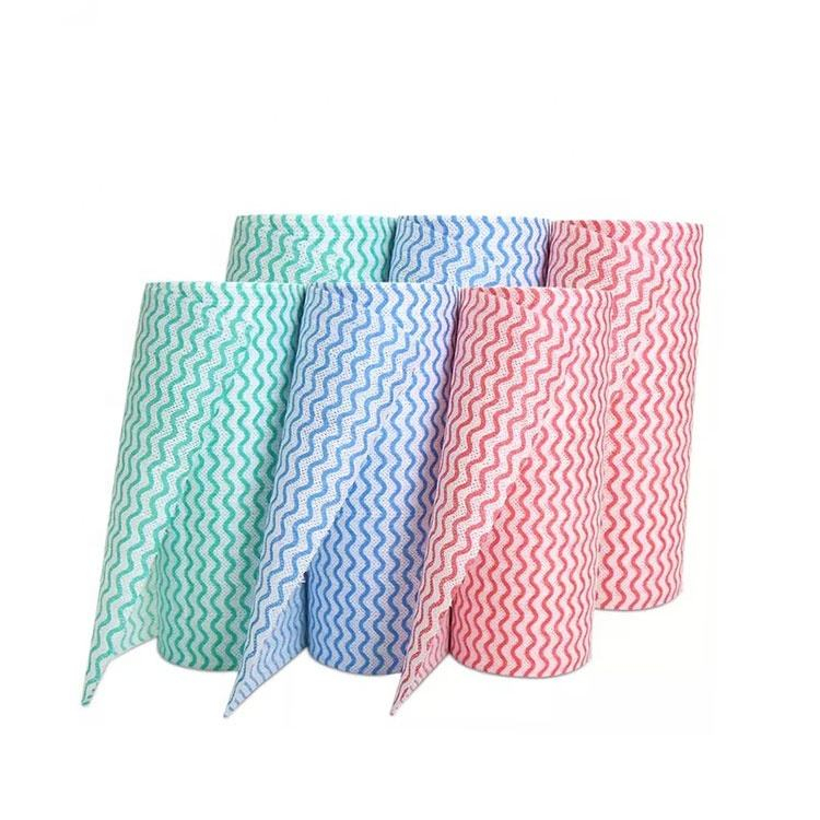 China Supplier Kitchen Cleaning Products Spunlaced Nonwoven J Cloth for Household Cleaning