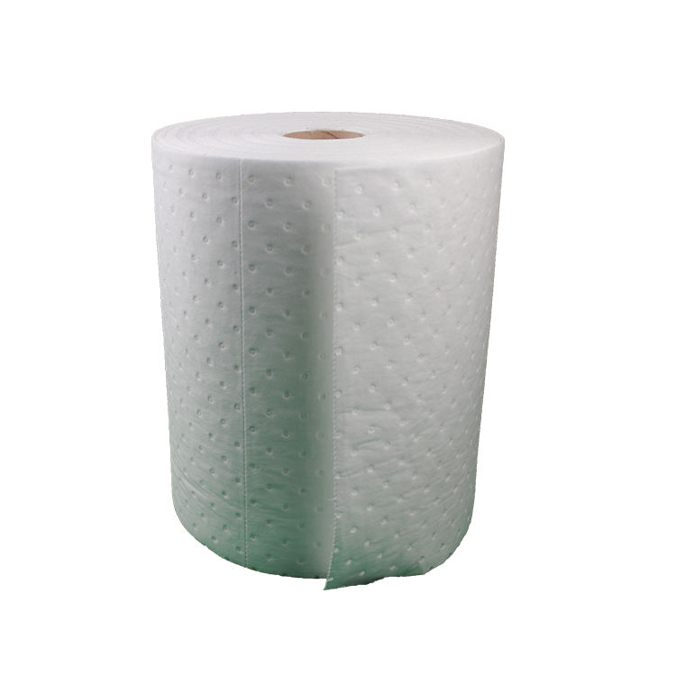 Fast delivery white color polypropylene oil absorbent rolls