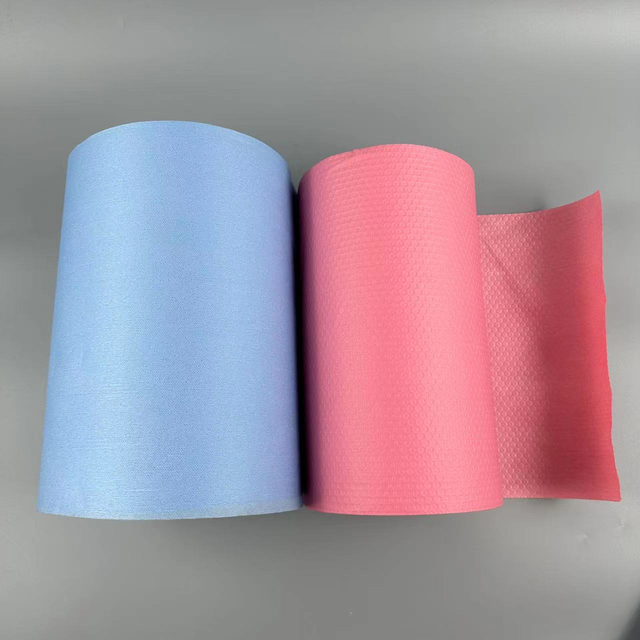 MHY Disposable Spunlace Nonwoven Woodpulp PP Wipers