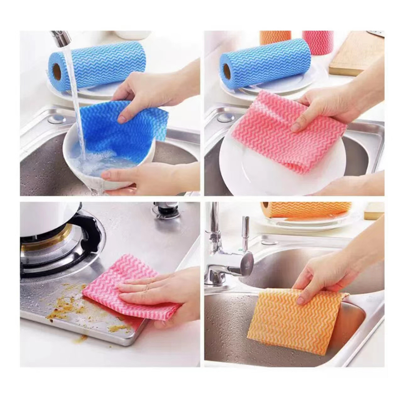  Factory Absorbent Nonwoven Fabric Viscose Super Washable Cloth Multipurpose Counter Cloth