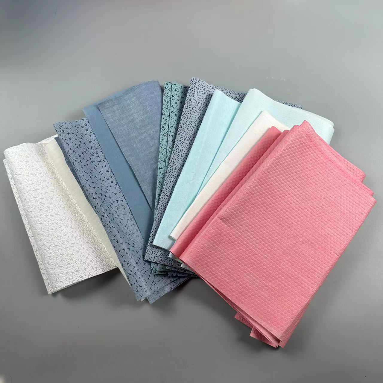 Industrial Oil Cleaning Lint Free Disposable Non-woven Meltblown 100% Polypropylene Blue Cleanroom Paper Wipers