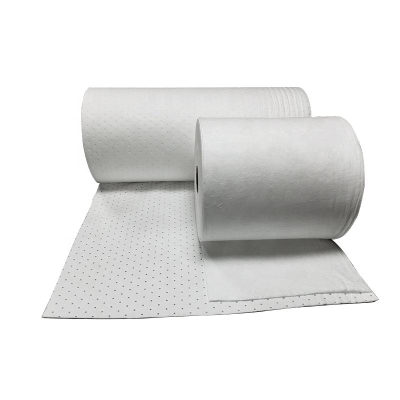 Fast delivery white color polypropylene oil absorbent rolls