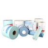 Multi-Purpose 60gsm Blue Dry Disposable Lint Free Nonwoven Cleanroom Wiping Paper Industrial Wiper Roll