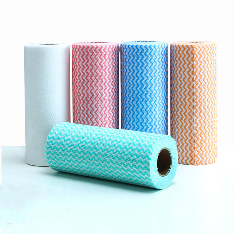 Popular Kitchen Cleaning Wipe Disposable Wipe Roll spunlace cleaning cloth dust cloth Kitchen Cloth