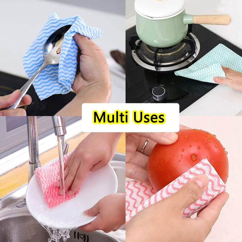 Disposable Nonwoven Dry Cloth Magic Fiber Car Cleaning Cloth Roll