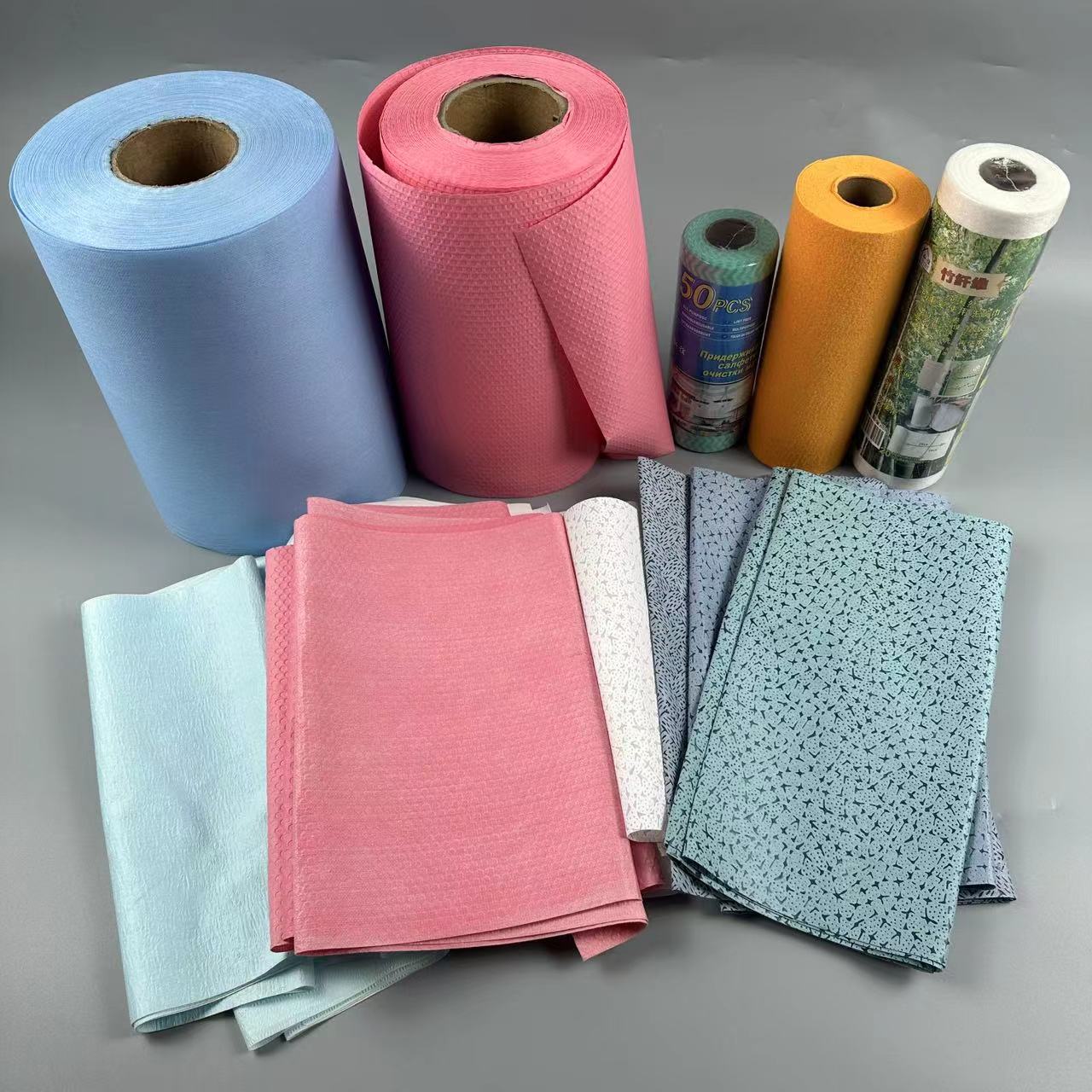 Dust-free Absorbing Oil Industrial Wiping Meltblown PP Nonwoven Cleanroom Wiper Roll