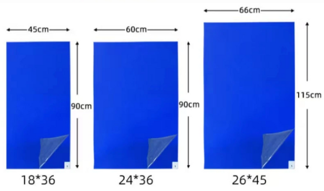 High Quality Dust Mats For Hospitals Sticky Floor Mat Disposable Cleanroom Sticky Mat For Lab Construction